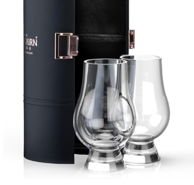 the classic glencairn glass for whiskey